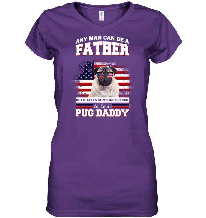 It Takes Someone Special To Be A Pug Daddy With American Flag T Shirts