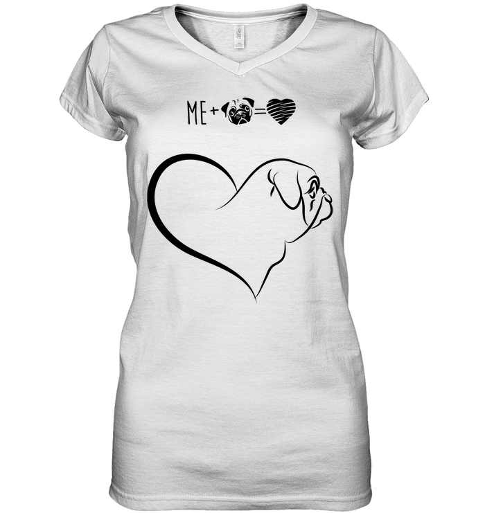 Heart - Me And Pug T Shirts
