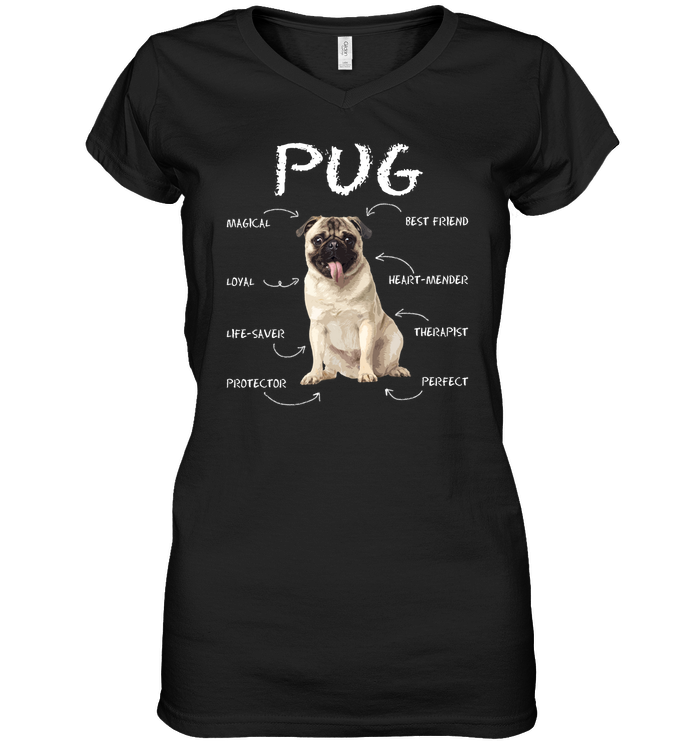 Pug - Magical Loyal Life Saver T Shirts