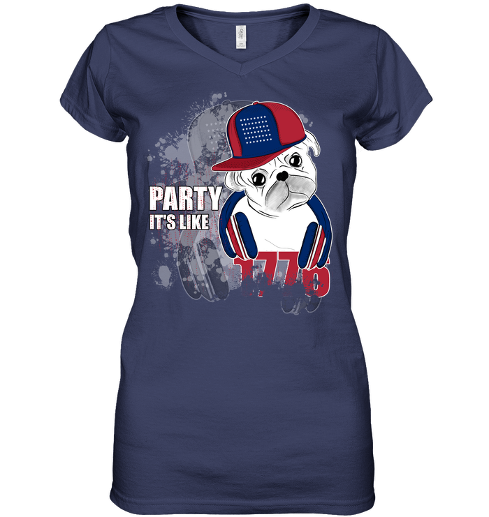 Pug Party It's Like 1776 T Shirts