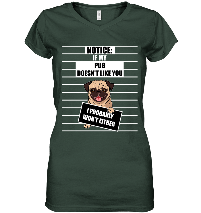 If My Pug Doesn't Like You T Shirts