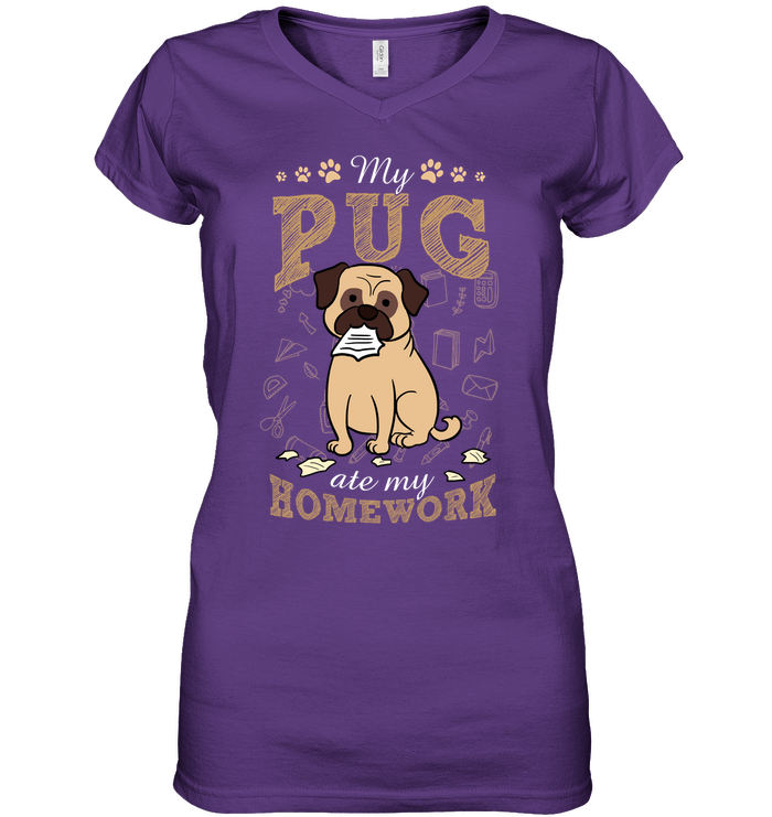 My Pug Ate My Homework T Shirts