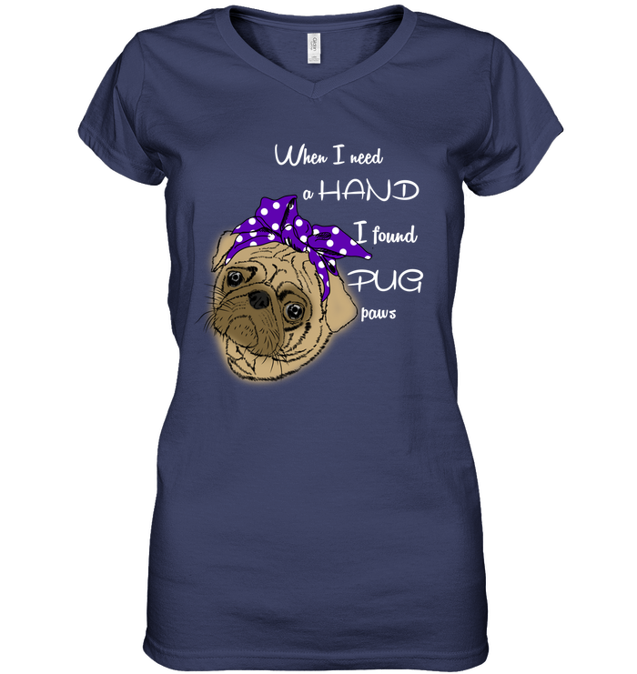 I Found Pug Paws T Shirts