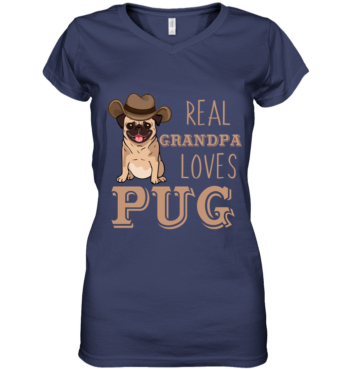 Real Grandpa Loves Pug T Shirts