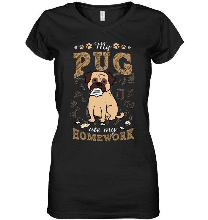 My Pug Ate My Homework T Shirts