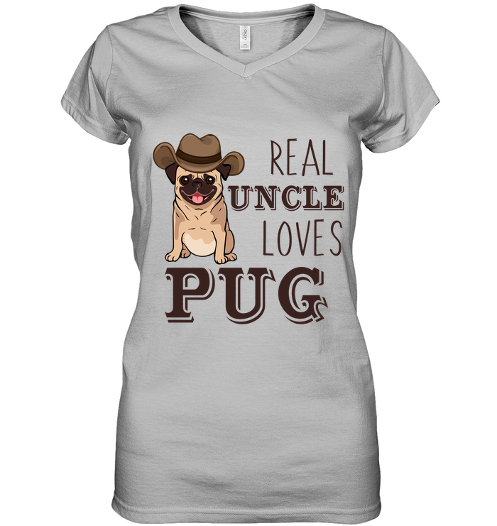 Real Uncle Loves Pug T Shirts