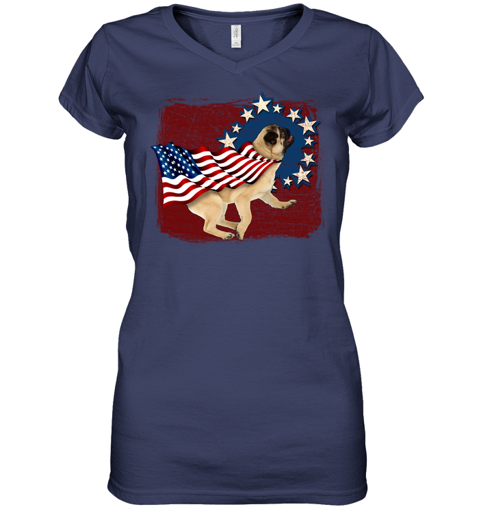 Independence Day Pug T Shirts