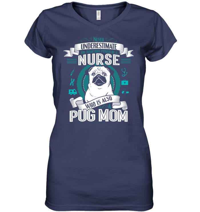 Pug Nurse Mom T Shirts
