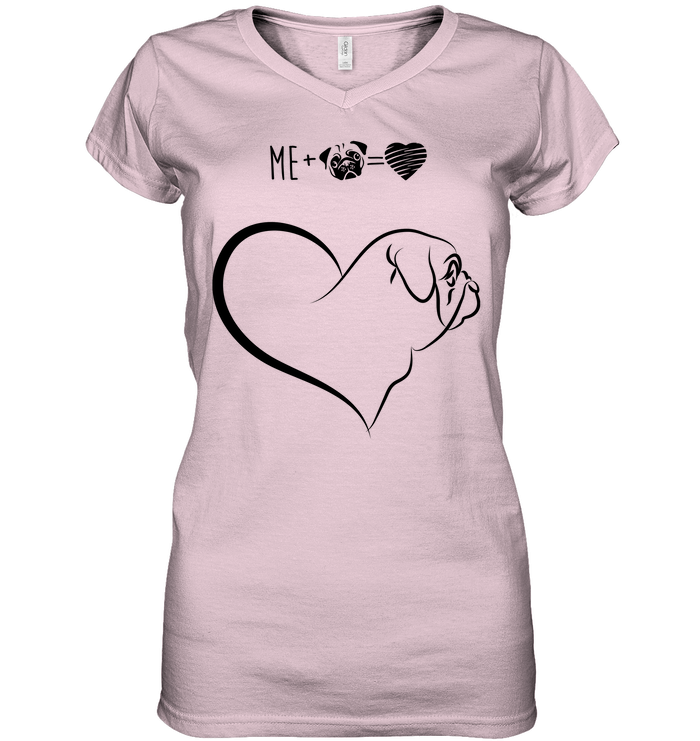 Heart - Me And Pug T Shirts