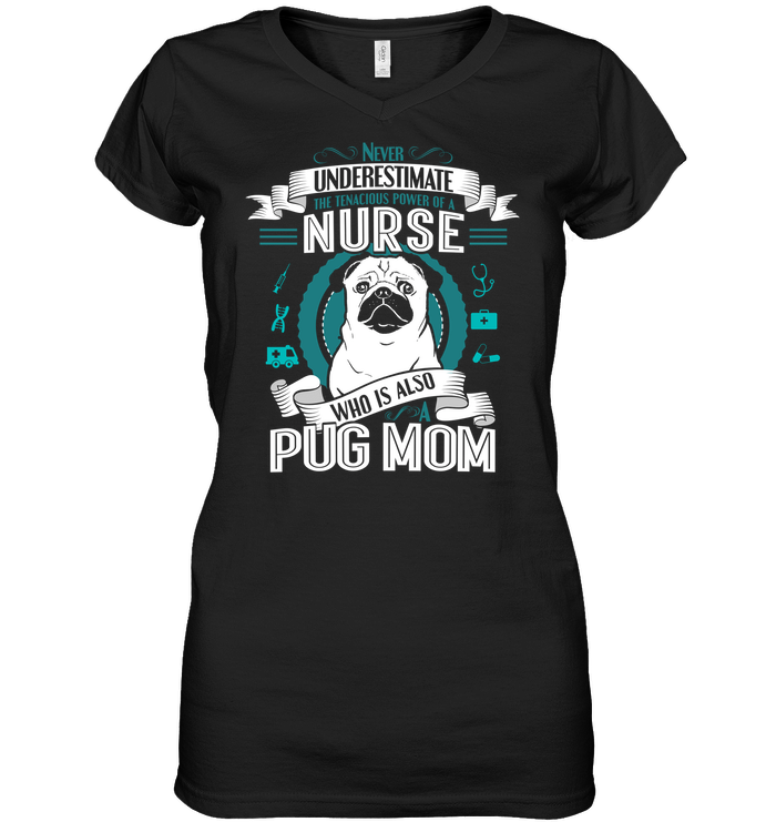 Pug Nurse Mom T Shirts