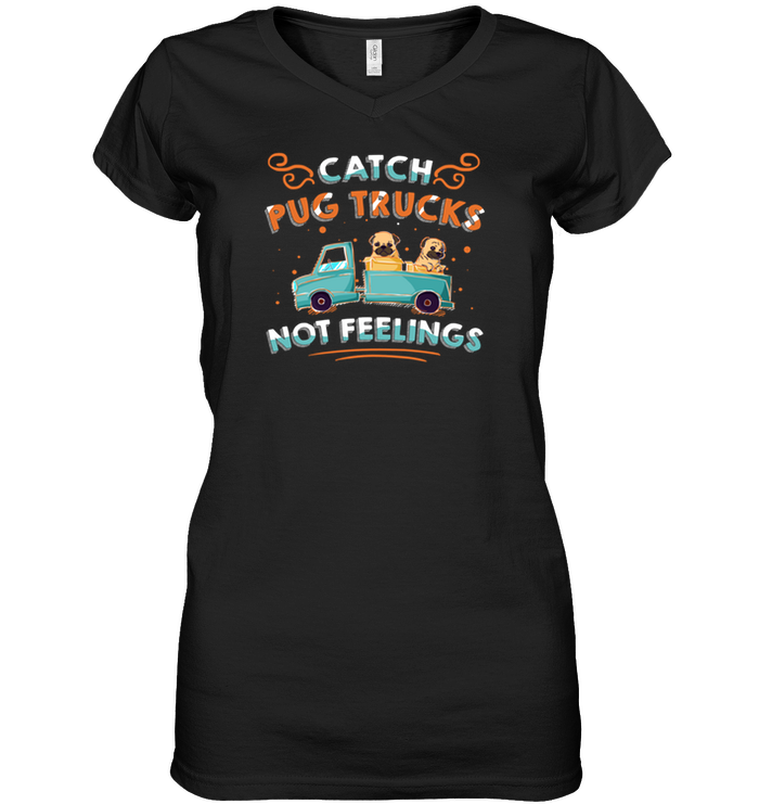 Catch Pug Trucks T Shirts