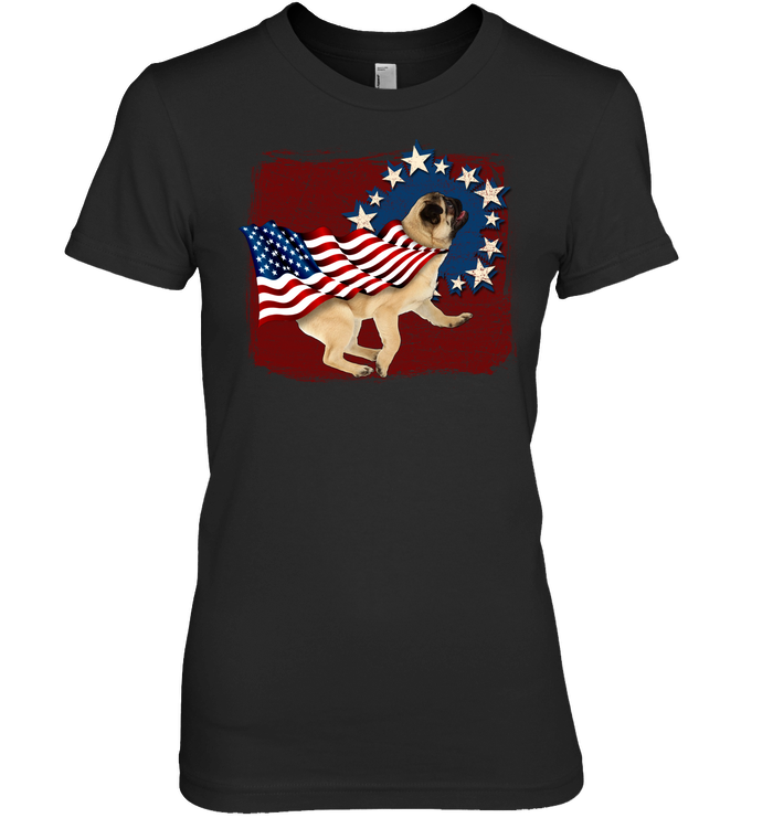 Independence Day Pug T Shirts
