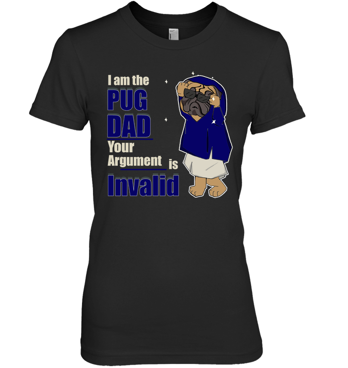 I Am The Pug Dad T Shirts