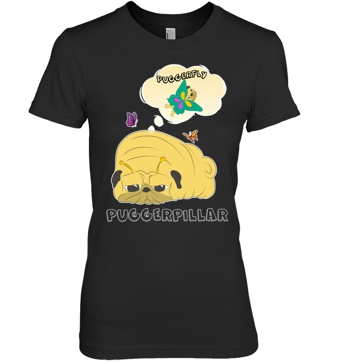 Puggerpillar Pug T Shirts