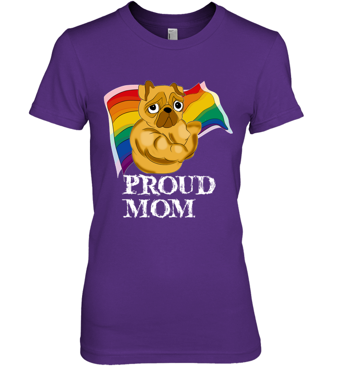 Proud Mom Pug T Shirts