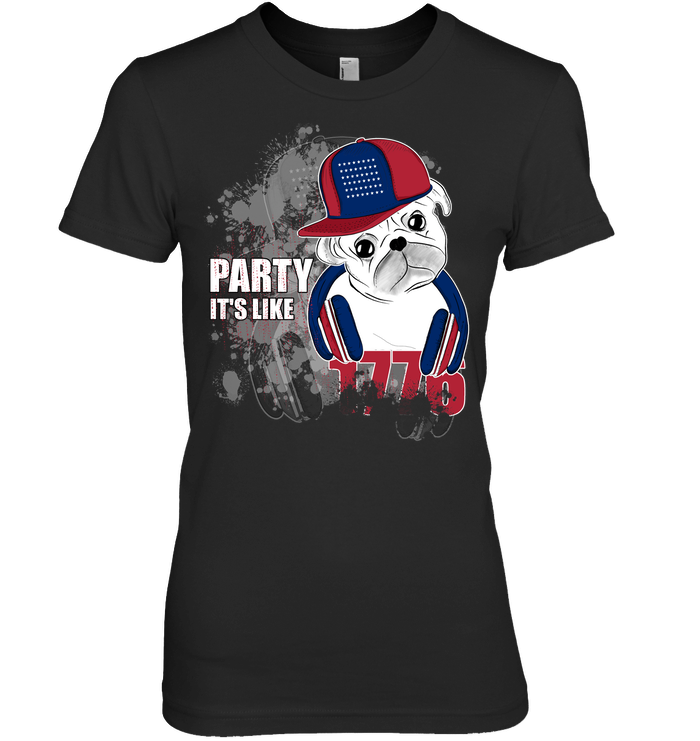 Pug Party It's Like 1776 T Shirts