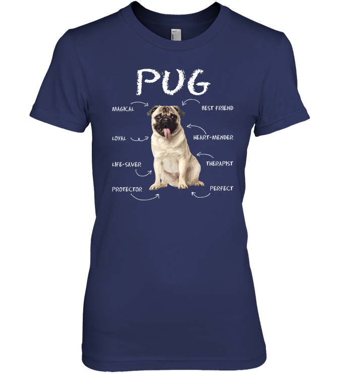 Pug - Magical Loyal Life Saver T Shirts