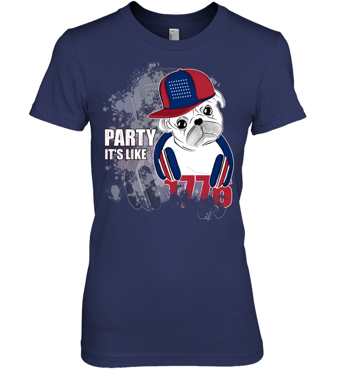 Pug Party It's Like 1776 T Shirts