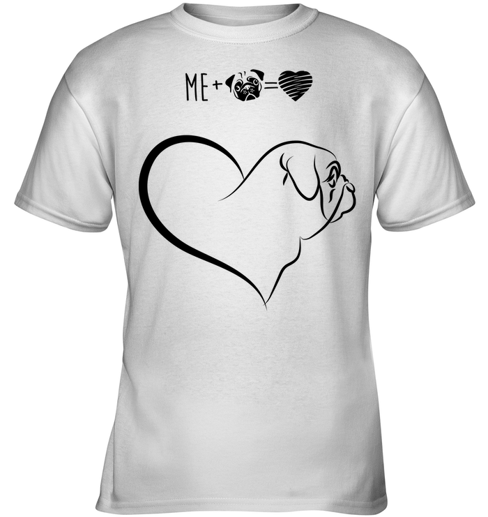 Heart - Me And Pug T Shirts