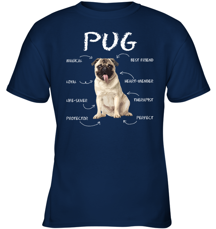 Pug - Magical Loyal Life Saver T Shirts