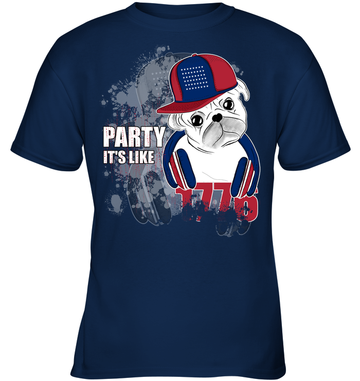 Pug Party It's Like 1776 T Shirts