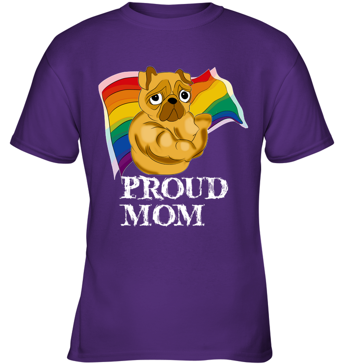 Proud Mom Pug T Shirts