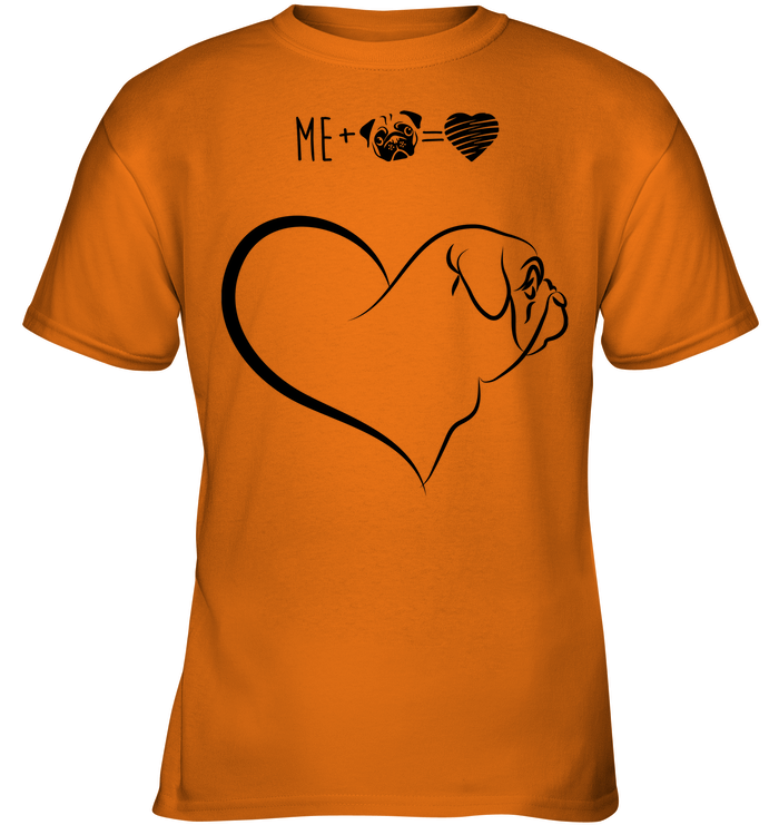 Heart - Me And Pug T Shirts