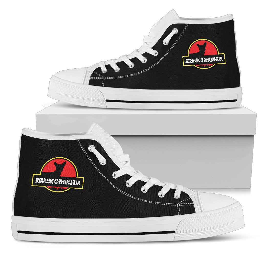 Jurassic Park Chihuahua High Top Shoes
