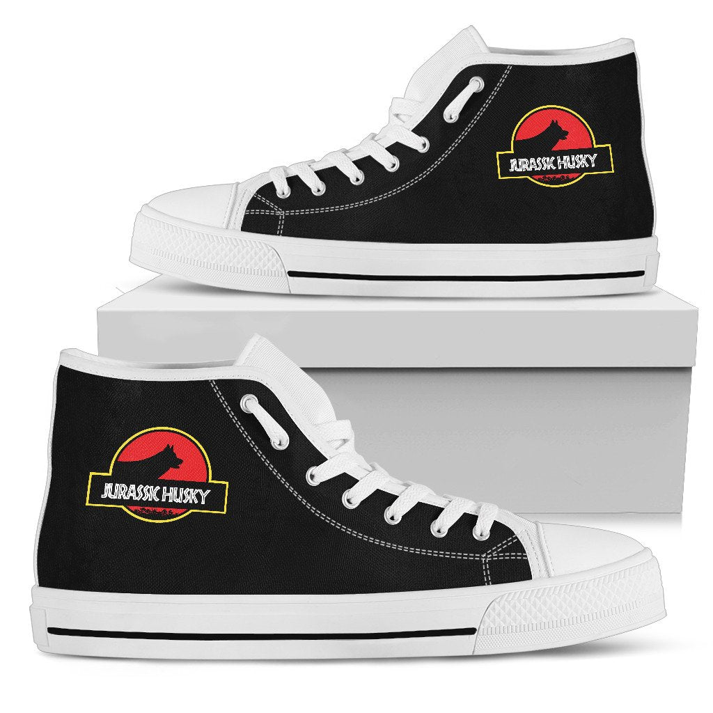 Jurassic Park Siberian Husky High Top Shoes