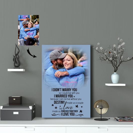 Love is how you stay alive Custom Canvas Print