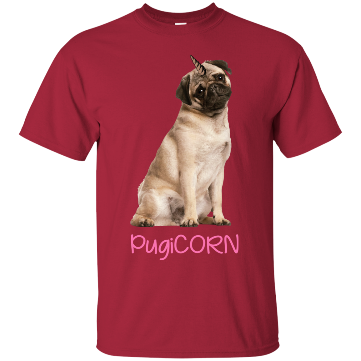 Pugicorn Funny Cool T Shirts For Pug Lover