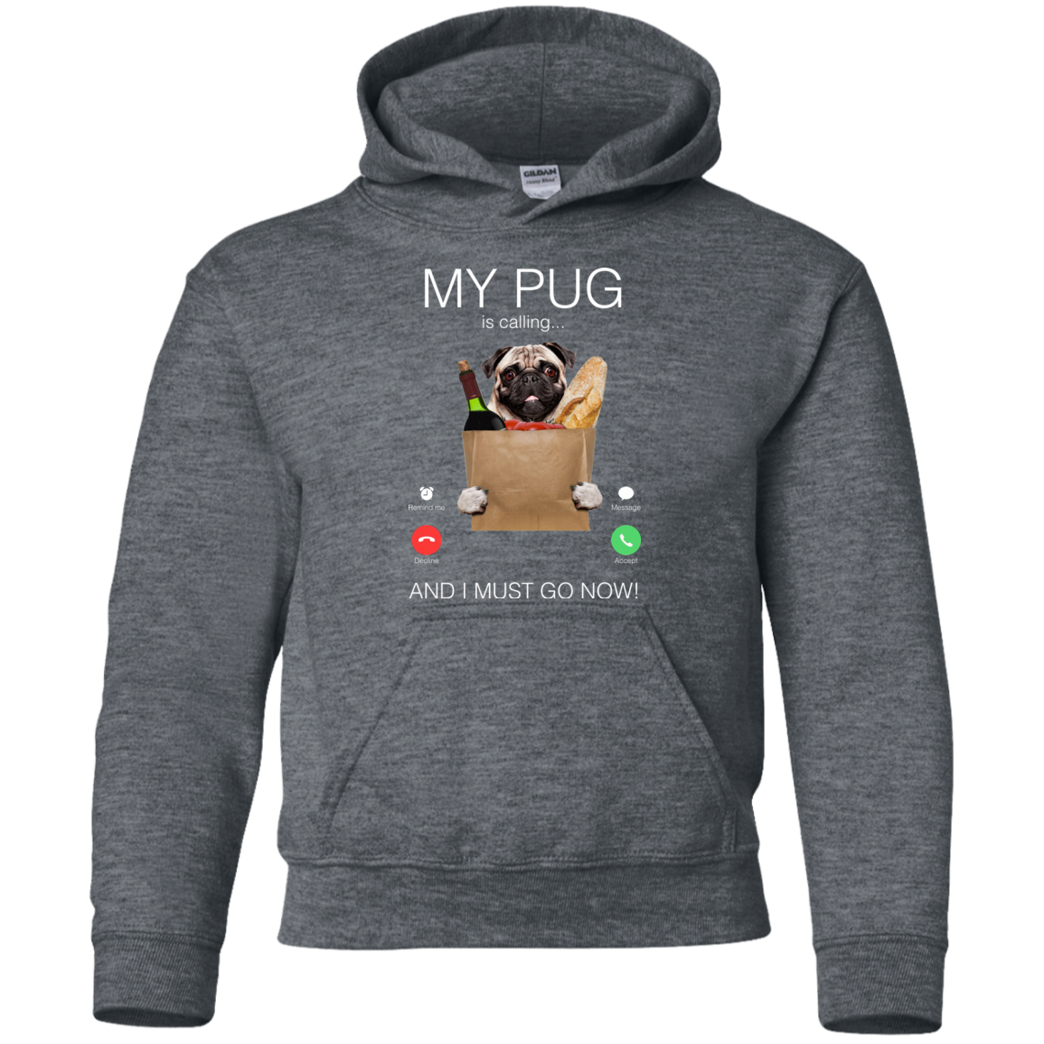 My Pug Is Calling T Shirts