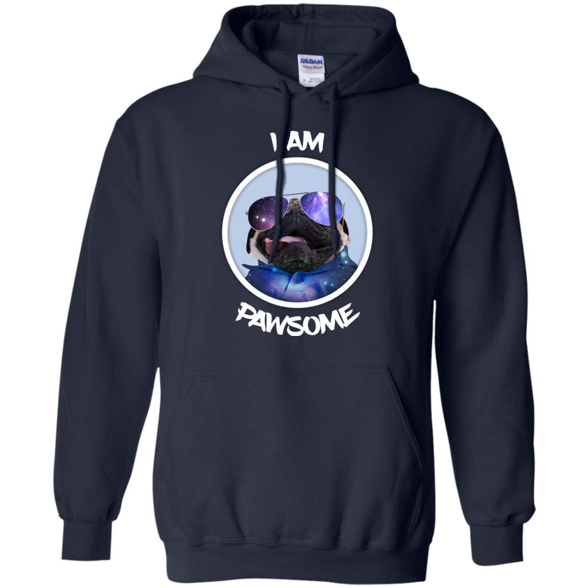 Nice Pug T Shirts - I Am Pawsome Pug, is a cool gift for friends