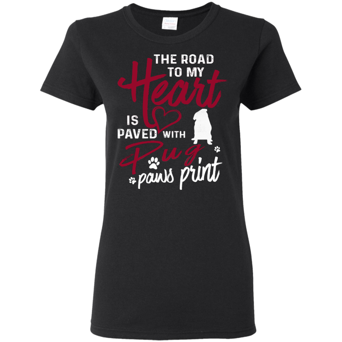 Pug - The Road To My Heart T Shirts