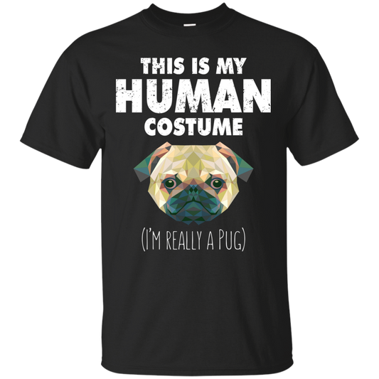 This Is My Human Costume Pug T Shirts