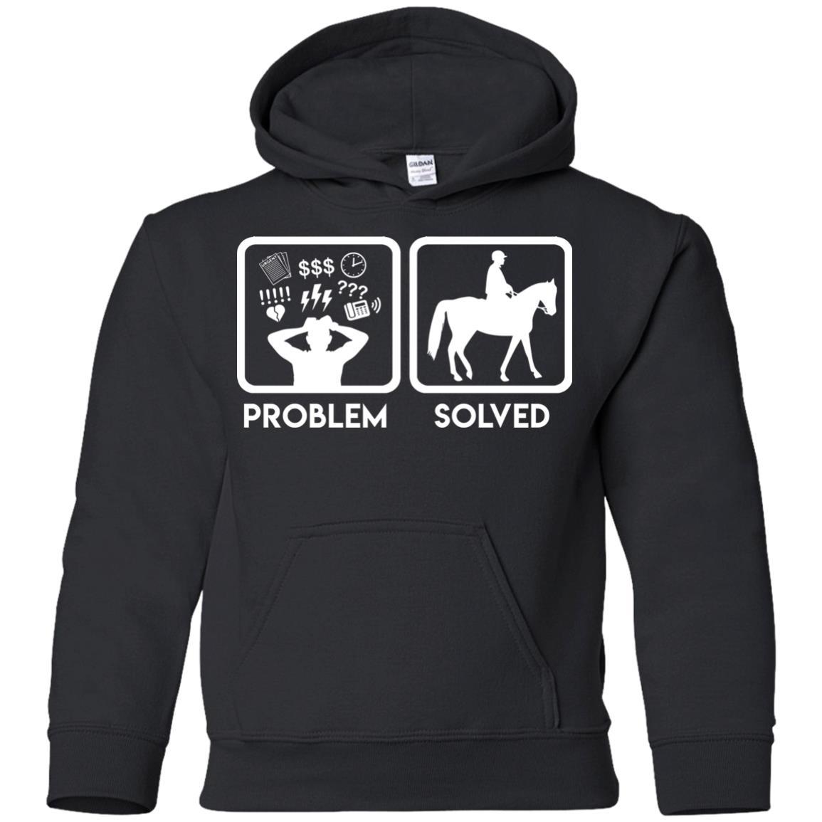 Nice Horse Tshirt Problem Solved With Horse is best equestrian gift for you