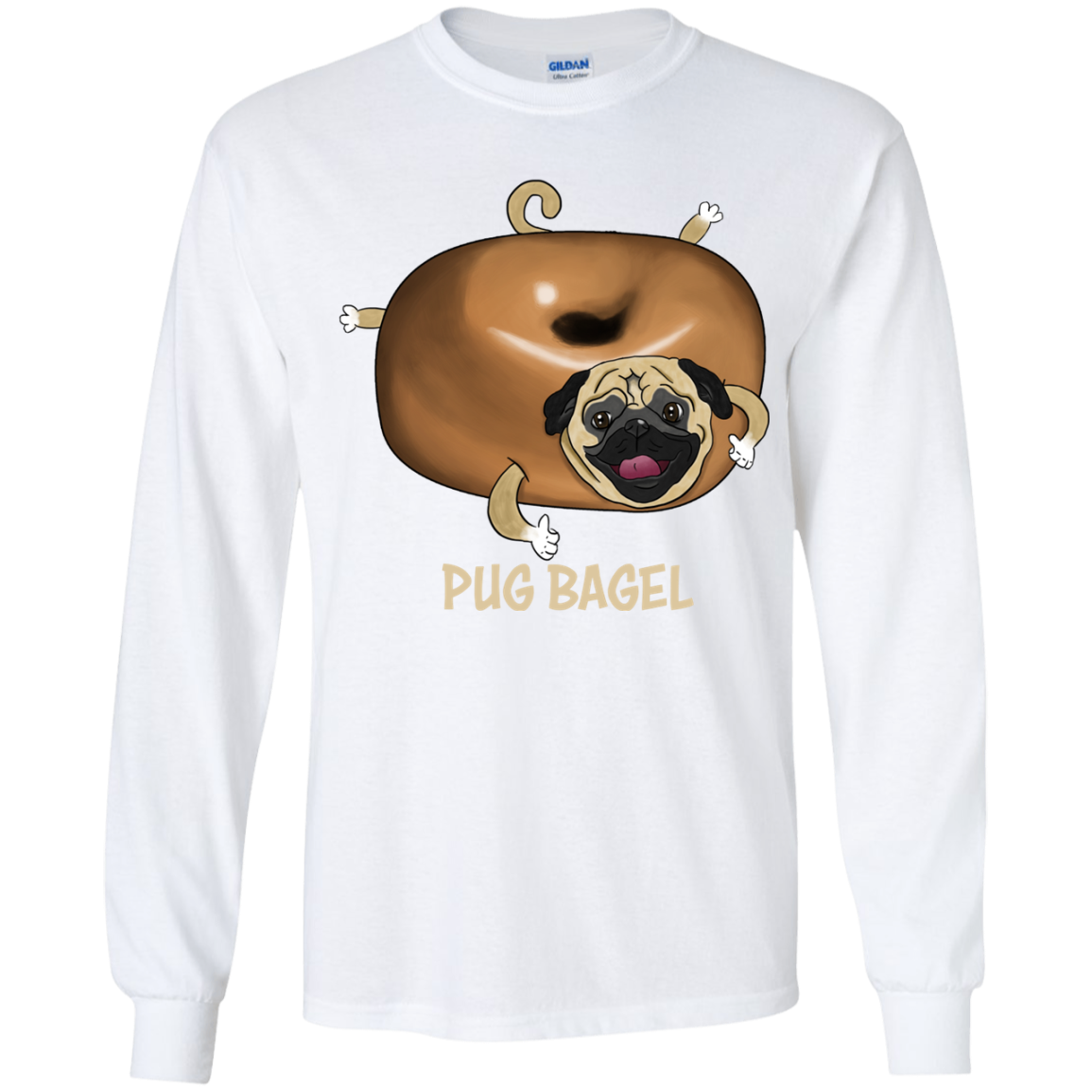 Pug Bagel T Shirts V2