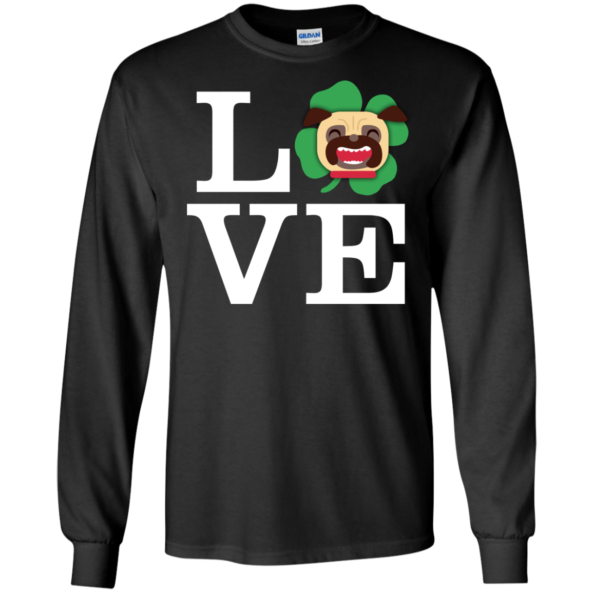 Nice Pug T Shirts - Love Pug, is a cool gift for friends and family