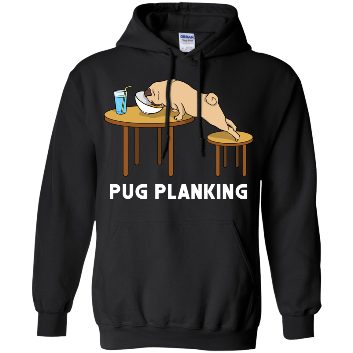 Pug Planking T Shirts
