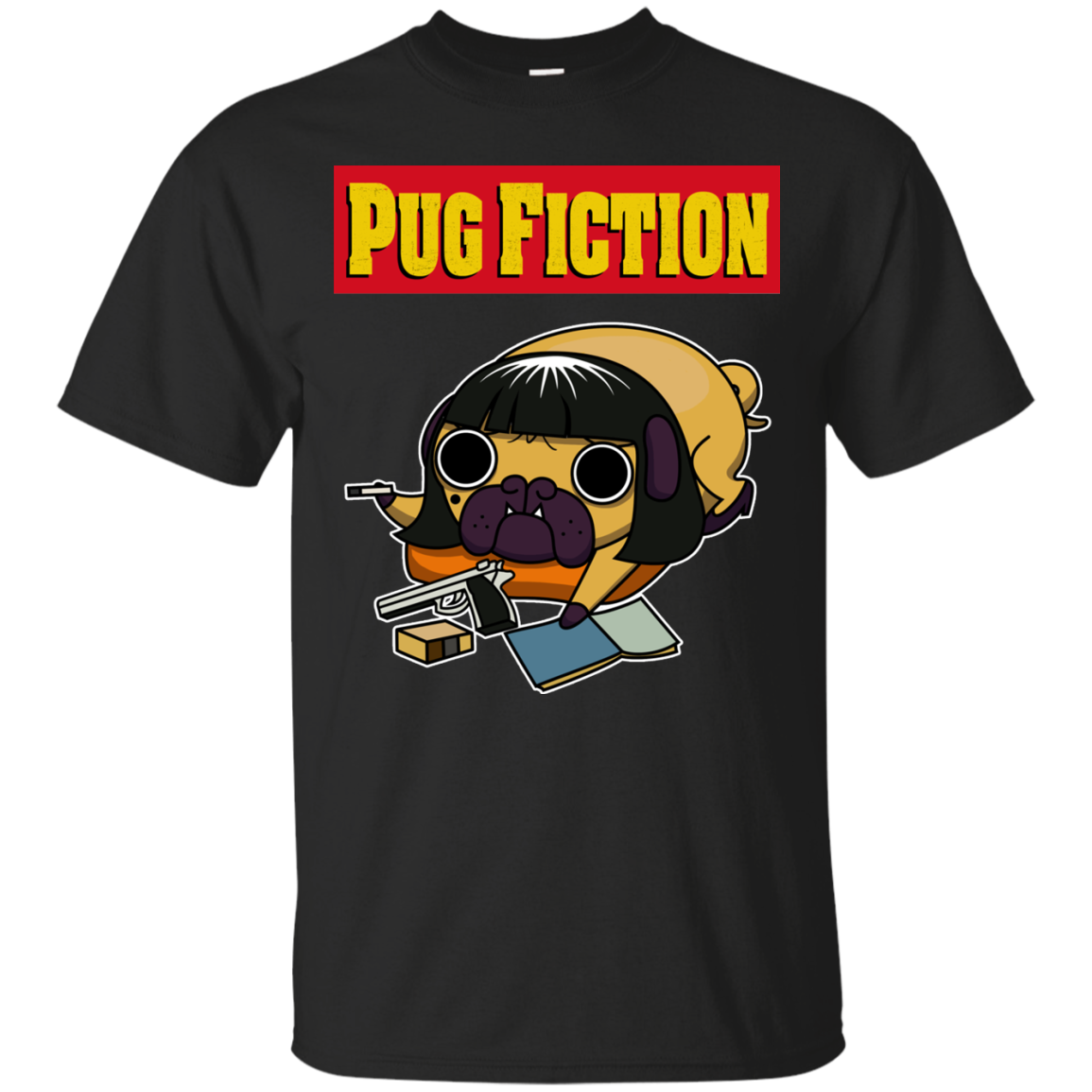 Pug Fiction Pug T Shirts