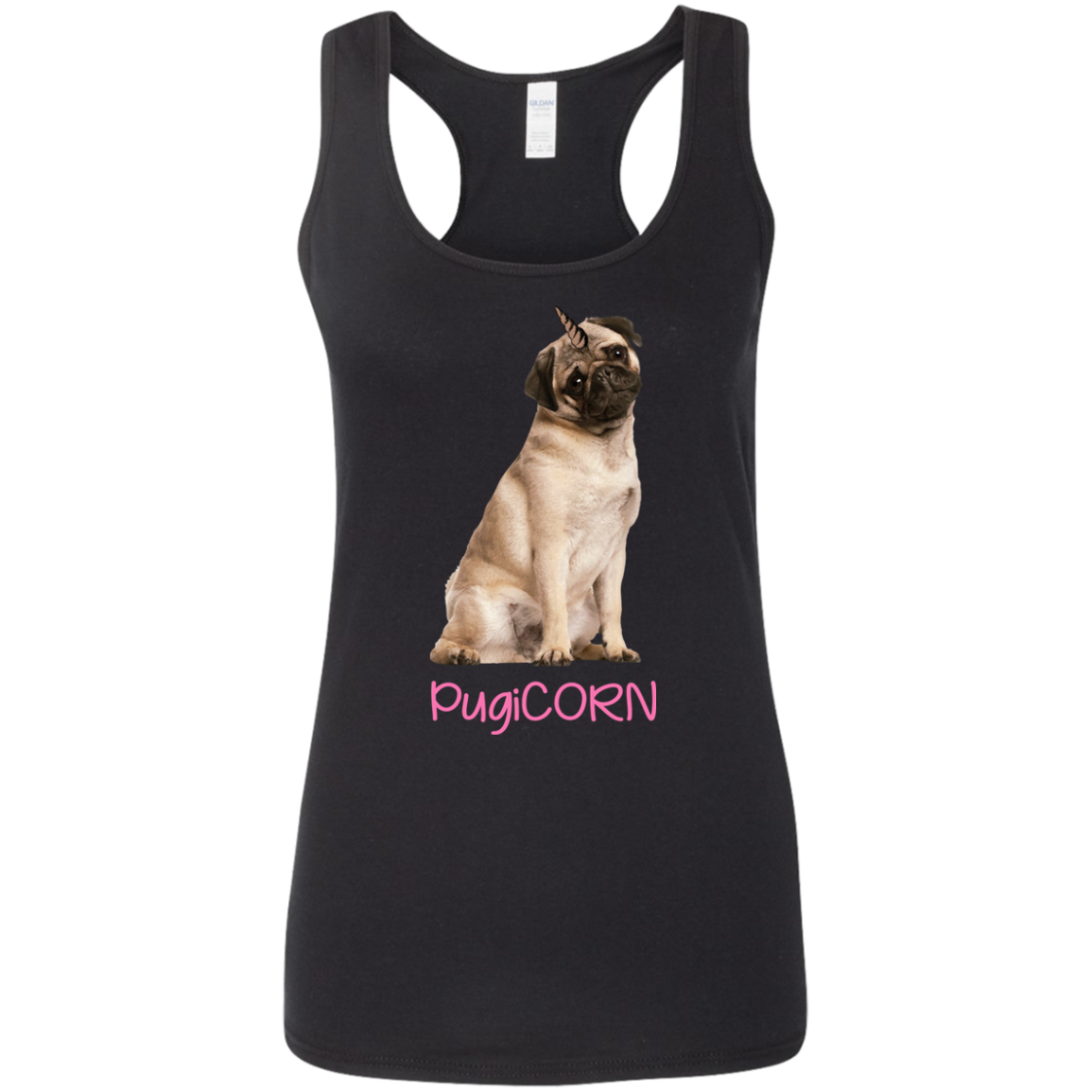 Pugicorn Funny Cool T Shirts For Pug Lover