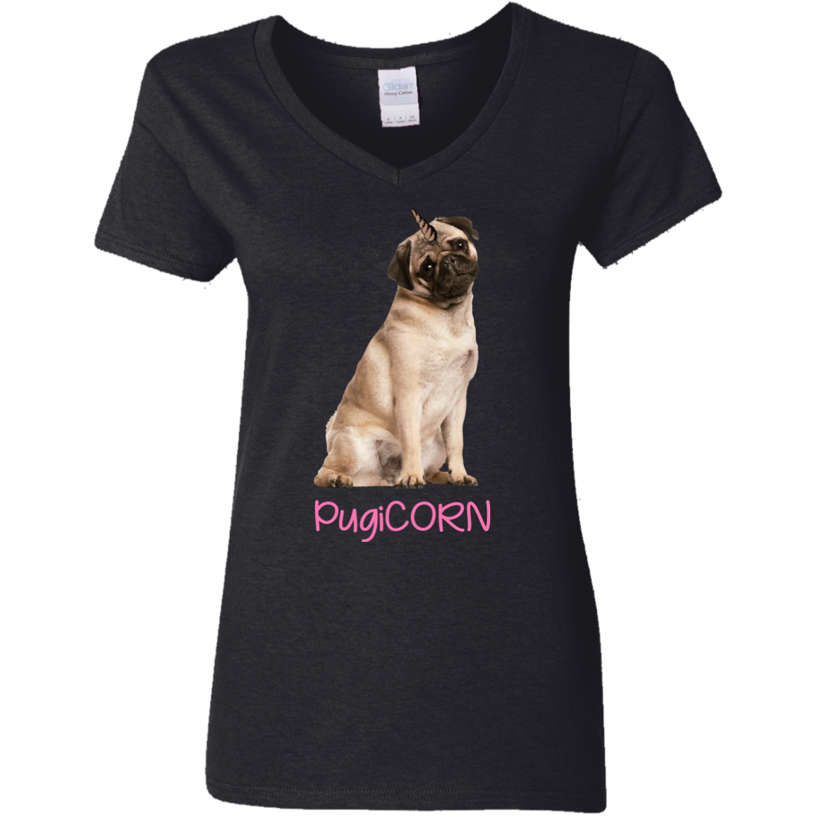 Pugicorn Funny Cool T Shirts For Pug Lover