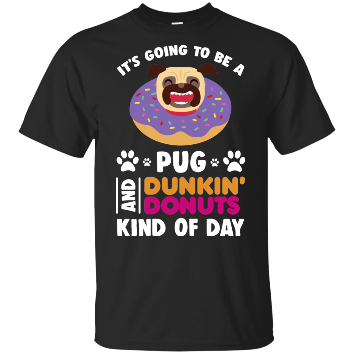 A Pug And Donut T Shirts