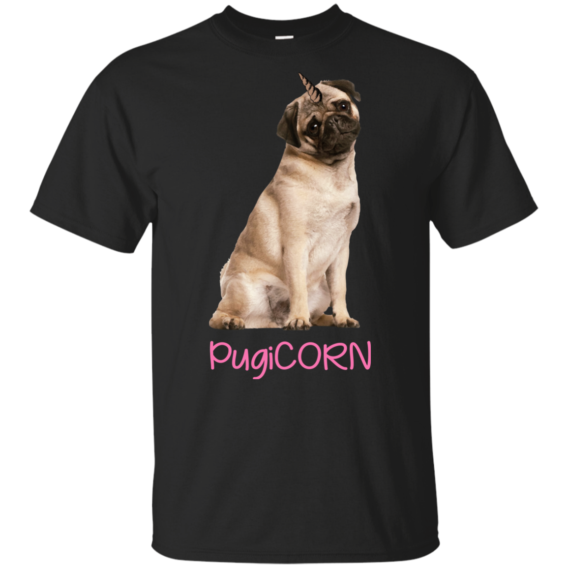 Pugicorn Funny Cool T Shirts For Pug Lover