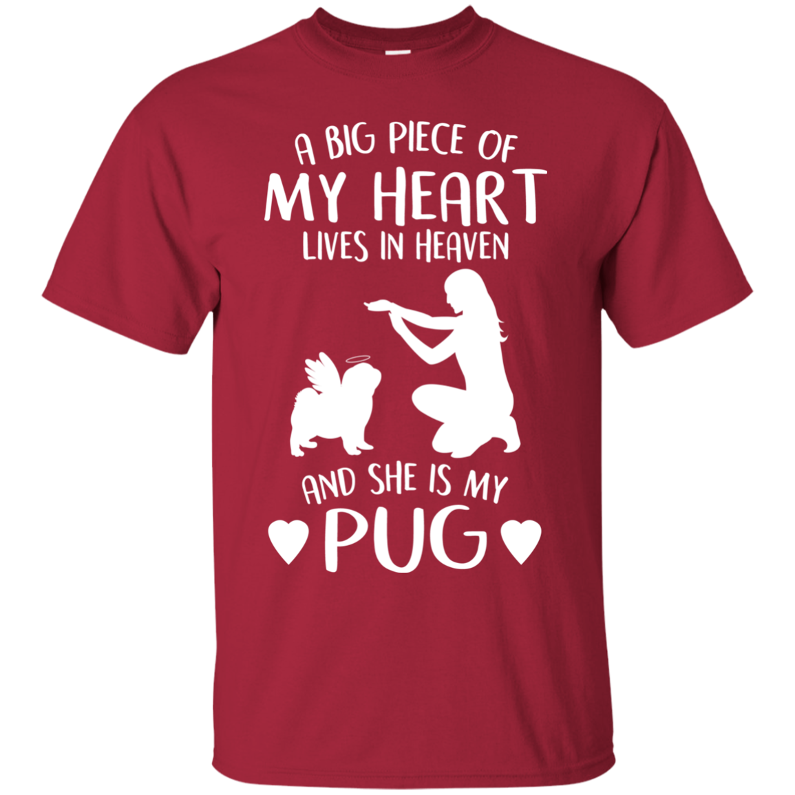 A Big Piece Of My Heart She Is My Pug T Shirts