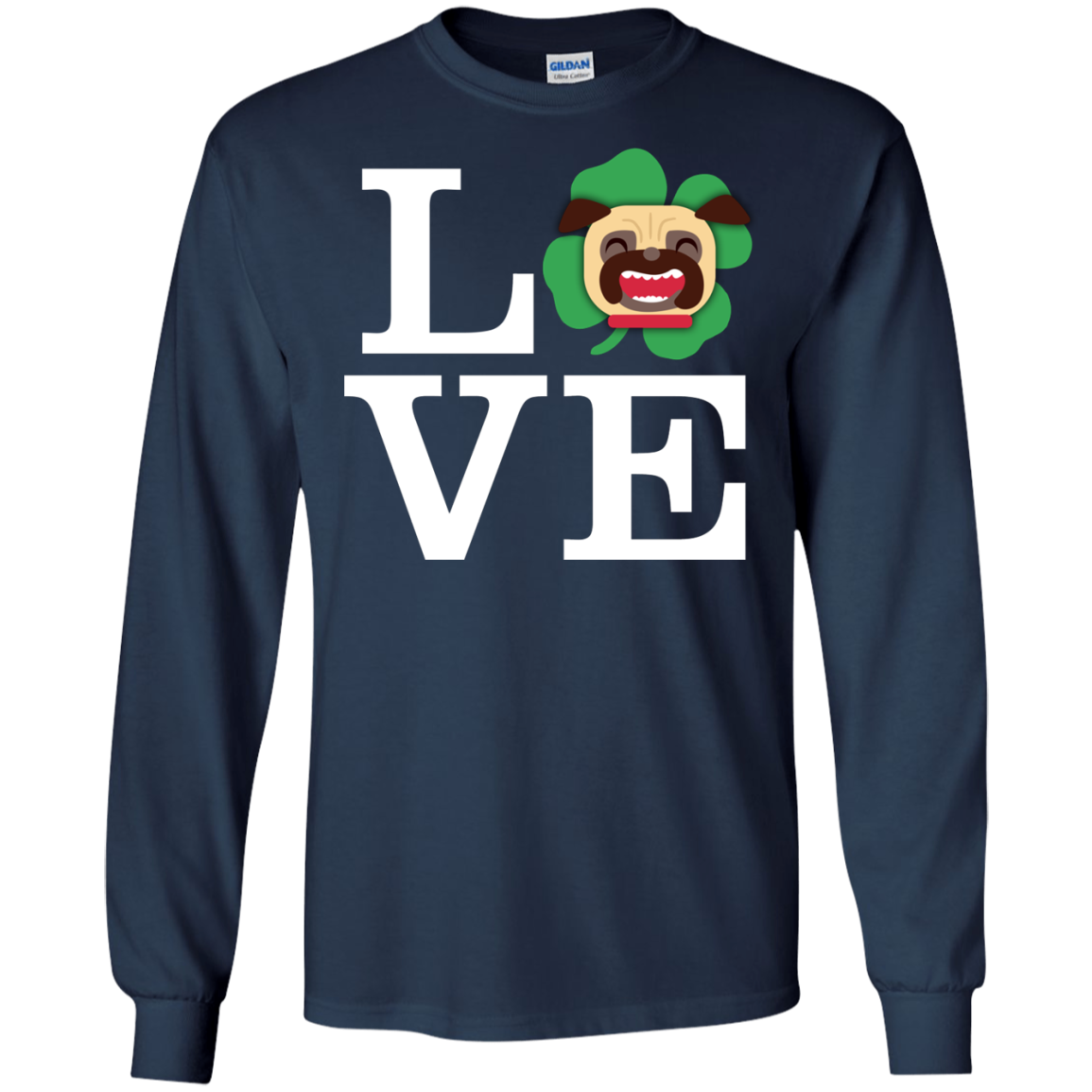 Nice Pug T Shirts - Love Pug, is a cool gift for friends and family