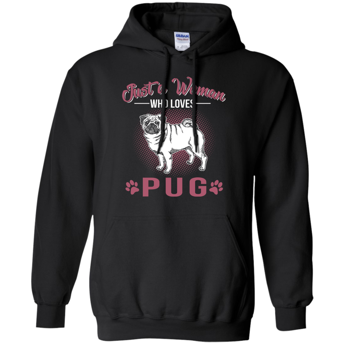 Just A Women Who Loves Pug T Shirts