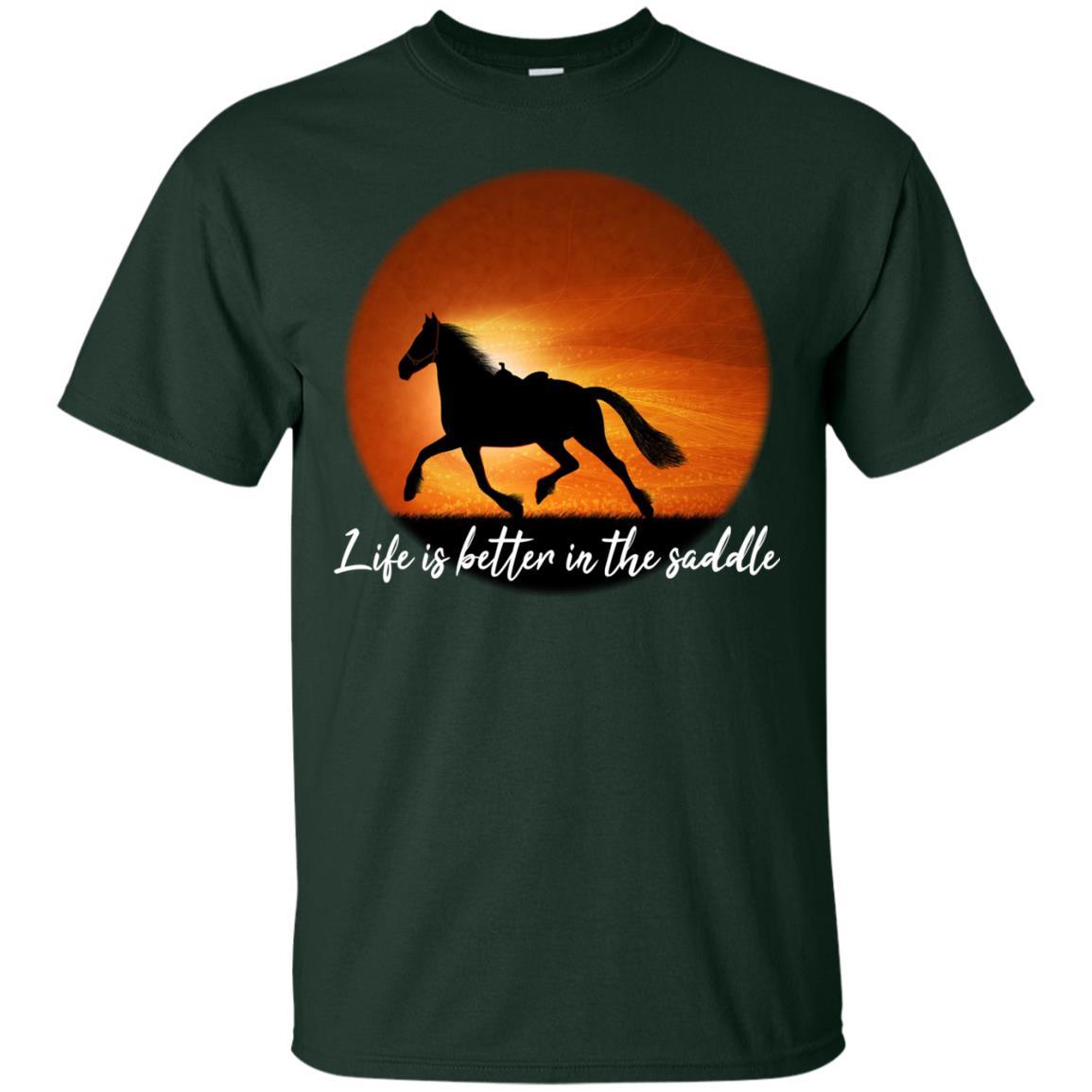 Life Is Better In The Saddle Horse TShirt For Equestrian Lover