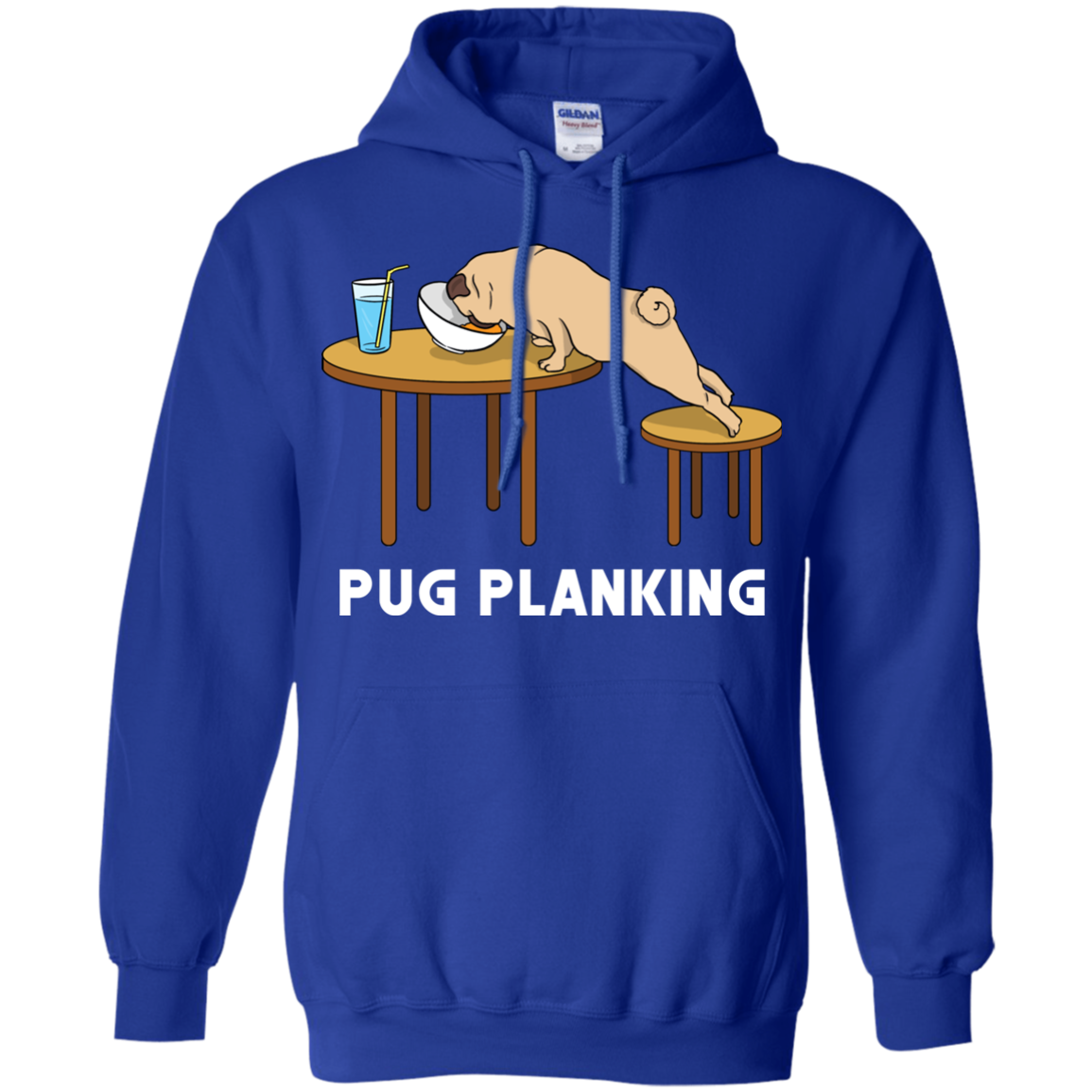 Pug Planking T Shirts