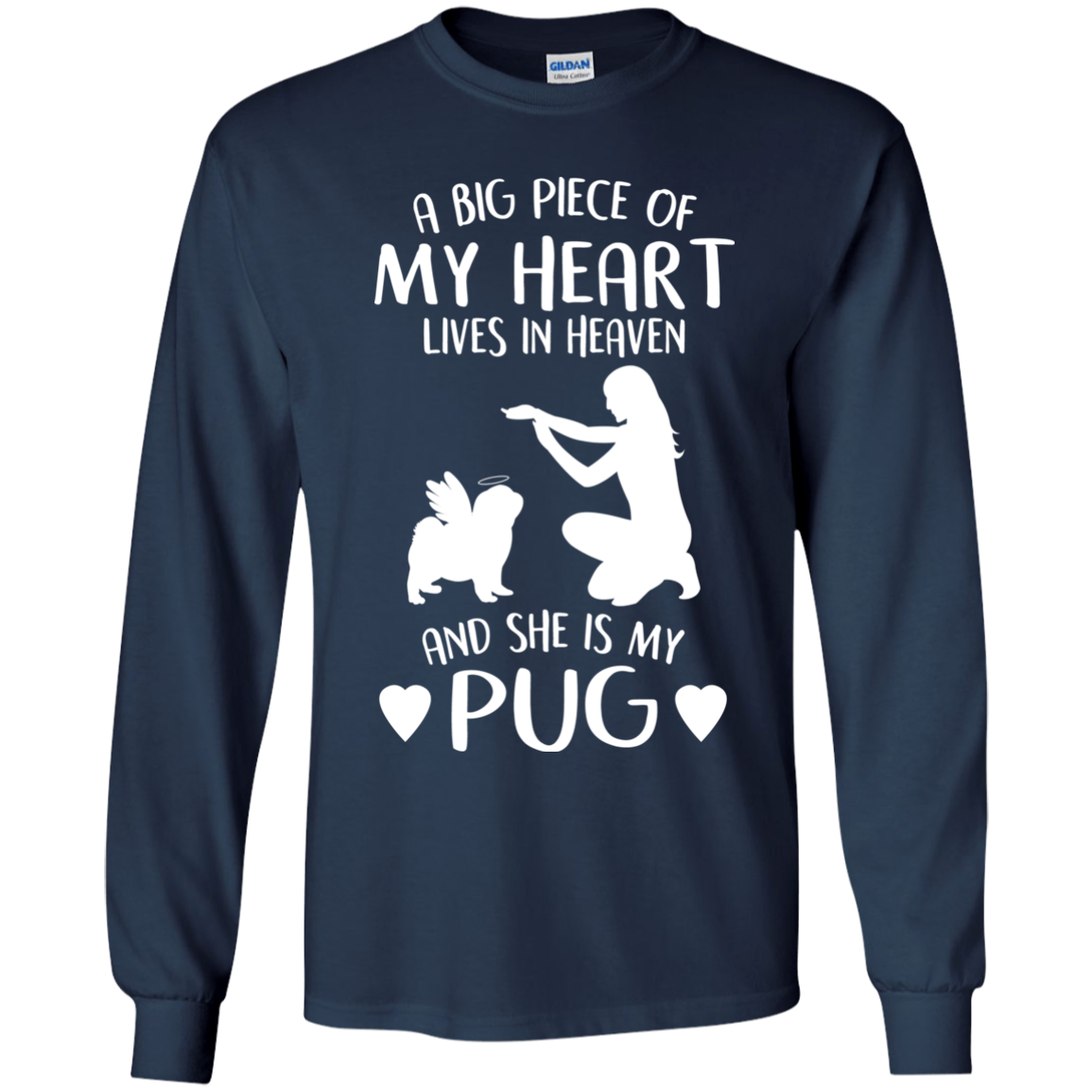 A Big Piece Of My Heart She Is My Pug T Shirts